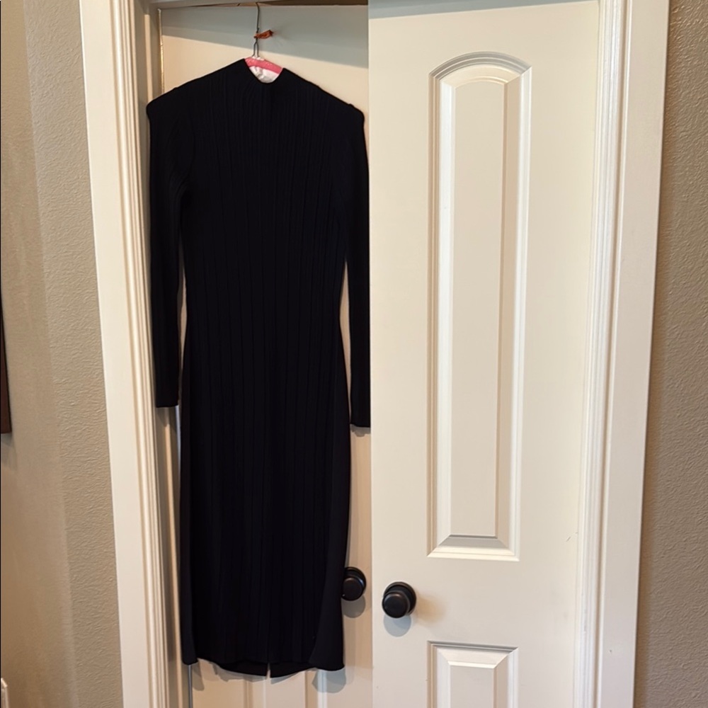 Vince Black Long Sleeve Dress